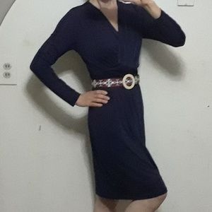 Faux Wrap Dress